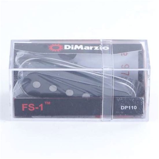 Picture of DIMARZIO Single Coil FS1 Bridge - BK w/ NKL - Standard