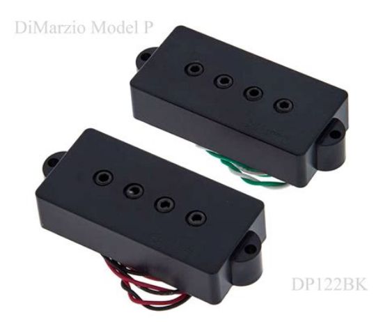 Picture of DIMARZIO Model P Bass Pickup Set - Black