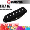 Picture of DIMARZIO Single Coil Area 67 Neck/Middle - BK w/ NKL - Hum Canceling