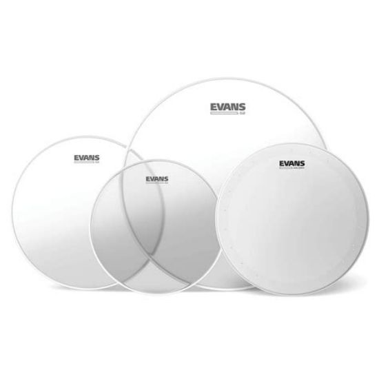 Picture of EVANS G2 Clear Rock Tompack + 14" HD Dry Snare Head