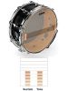 Picture of EVANS S10H20 10" Snare Side 200