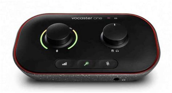 Picture of Focusrite Vocaster One Studio USB-C Podcasting Audio Interface Bundle