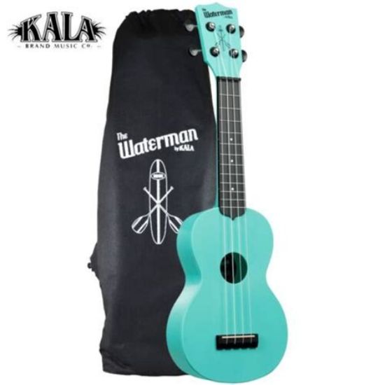 Picture of KALA Waterman Aqua Mist GITD Soprano Ukulele
