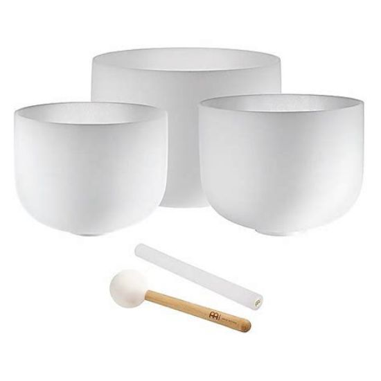 Picture of Meinl CSBSETAFC Sonic Energy Crystal Singing Bowl Set 9A/12F/14C