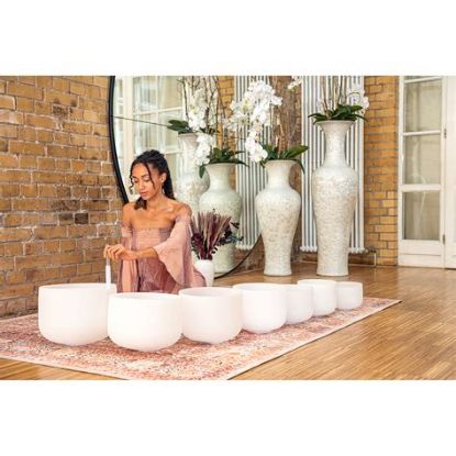 Picture of Meinl CSBSETCHA Sonic Energy Crystal Singing Bowl Chakra Set