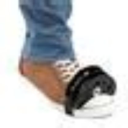 Picture of MEINL Percussion Foot Tambourine 2 Rows Stainless Steel Jingels - Black