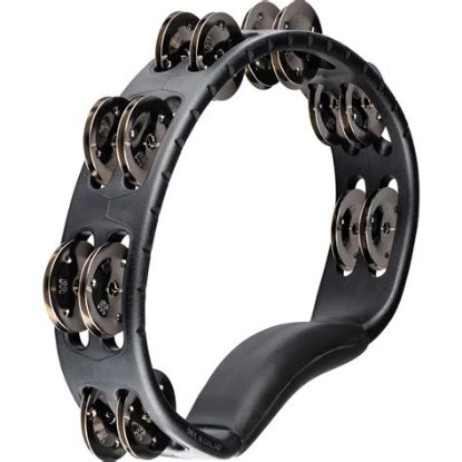Picture of MEINL Percussion Headliner Series Abs Tambourine 2 Rows Stainless Steel Jingles - Black