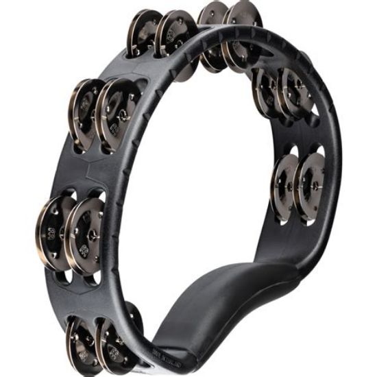 Picture of MEINL Percussion Headliner Series Abs Tambourine 2 Rows Stainless Steel Jingles - Black