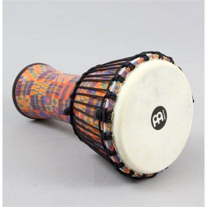 Picture of Meinl PADJ2XLG Percussion Travel Series Djembe 14" Rope Tuned Goat Head - Kenyan Quilt