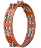 Picture of Meinl TA2AB Wood Tambourine with 2 Rows Steel Jingles