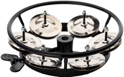 Picture of MEINL Percussion Pro Series Hihat Tambourine Steel Jingles Black