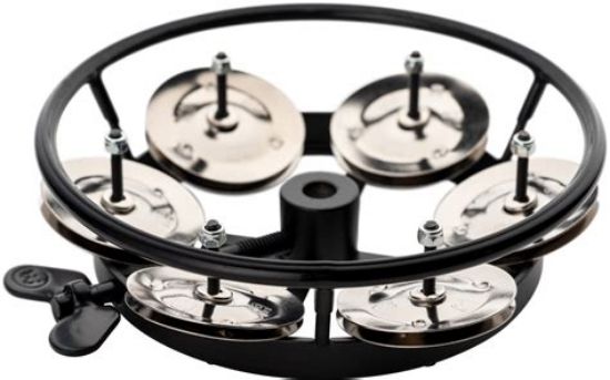 Picture of MEINL Percussion Pro Series Hihat Tambourine Steel Jingles Black