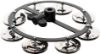 Picture of MEINL Percussion Pro Series Hihat Tambourine Steel Jingles Black