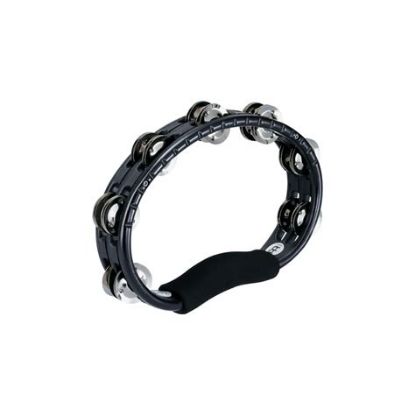 Picture of MEINL Percussion ABS Tambourine Hand Held Steel Jingles - Black