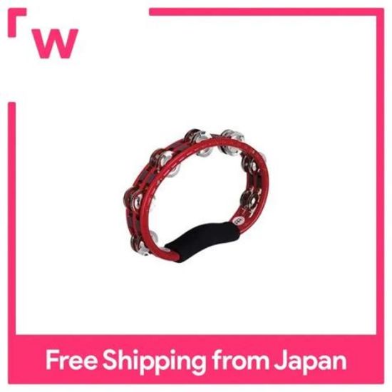 Picture of MEINL Percussion ABS Tambourine Hand Held Steel Jingles - Red