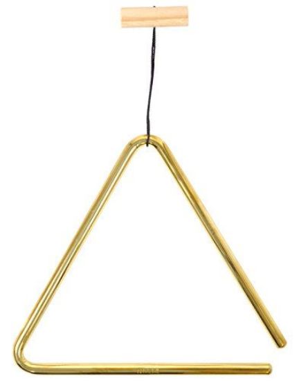 Picture of MEINL Percussion Triangle 8" Solid Brass with Metal Beater