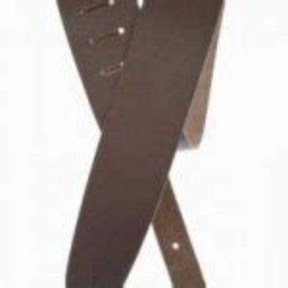 Picture of PLANET WAVES Basic Leather Guitar Strap - Brown