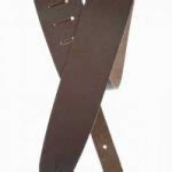 Picture of PLANET WAVES Basic Leather Guitar Strap - Brown
