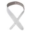 Picture of Basic Leather Guitar Strap - White