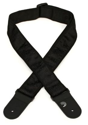 Picture of Planet Waves Nylom Woven Guitar Strap - Skulls Black Tubular