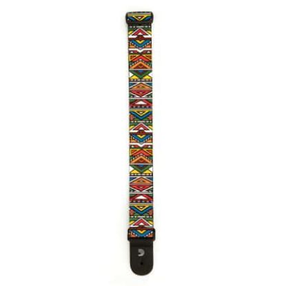 Picture of PLANET WAVES Polyester Woven Guitar Strap - Ndebele