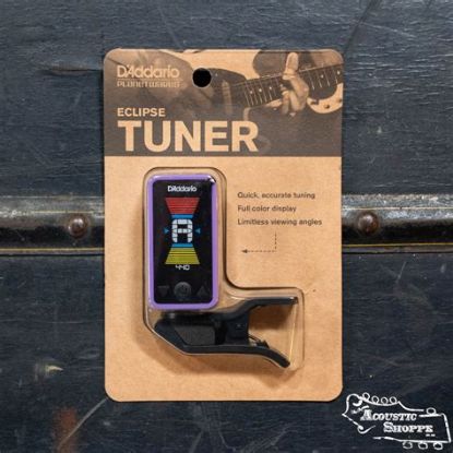 Picture of PLANET WAVES Eclipse Chromatic Headstock Guitar Tuner - Purple