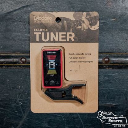 Picture of PLANET WAVES Eclipse Chromatic Headstock Guitar Tuner - Red