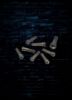 Picture of Planet Waves Plastic Bridge Pins + 1 Plastic End Pin - Ivory with Ebony Dot