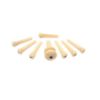 Picture of Planet Waves Plastic Bridge Pins + 1 Plastic End Pin - Ivory with Ebony Dot