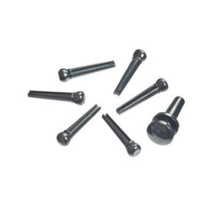 Picture of Planet Waves Plastic Bridge Pins + 1 Plastic End Pin - Ebony