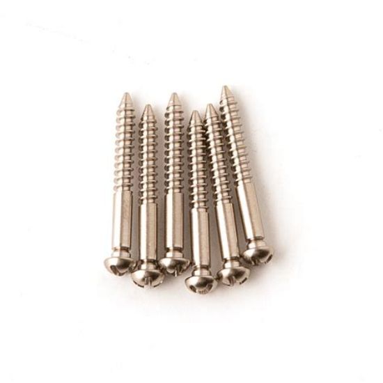 Picture of PRS Spares Replacement Bridge Tremolo Bridge Knife Edge Screws Gen III (6) - Nickel