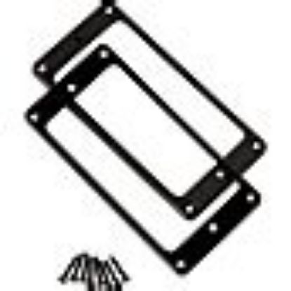 Picture of PRS Spares Replacement Plastics Humbucker Pickup Rings Straight Trem Equipped SE (2) - Crème