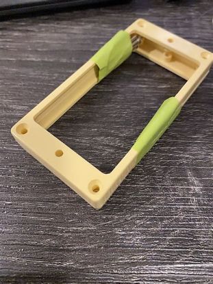 Picture of PRS Spares Replacement Plastics Humbucker Pickup Rings Slant Stoptail Equipped SE (2) - Crème
