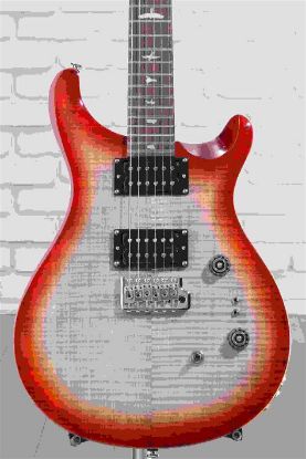 Picture of Prs C844QQEIBCG PRS SE Custom 24-08 Electric Guitar - Quilted Charcoal Cherry Burst