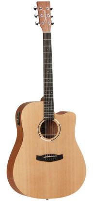 Picture of TANGLEWOOD Roadster Dreadnought Cutaway Spruce Mahogany W/Elec & Bag