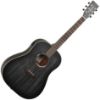 Picture of TANGLEWOOD Blackbird Dreadnought Smokestack Black Satin All Mahogany w/ Elec & Bag