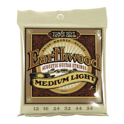 Picture of ERNIE BALL Strings Acoustic Med'L Gauge Earthwood 12 - 54