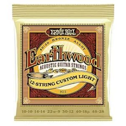 Picture of ERNIE BALL Strings Acoustic 12-String Custom Light Earthwood 10-48