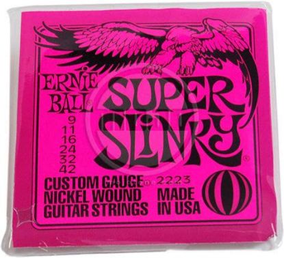 Picture of Ernie Ball Strings Electric Nickel Super Slinky (Pink) 9 - 42