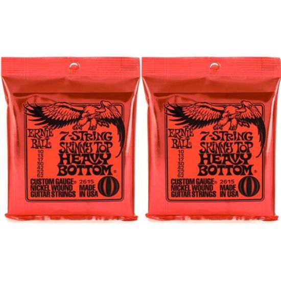 Picture of Ernie Ball Strings Electric 7 String Skinny Top, Heavy Bottom 10-62