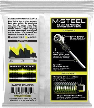 Picture of ERNIE BALL Strings Electric M-Steel Regular Slinky