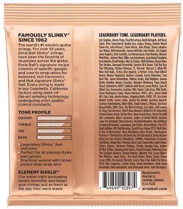Picture of ERNIE BALL Strings Electric Turbo Slinky (9.5-46) 3-Pack