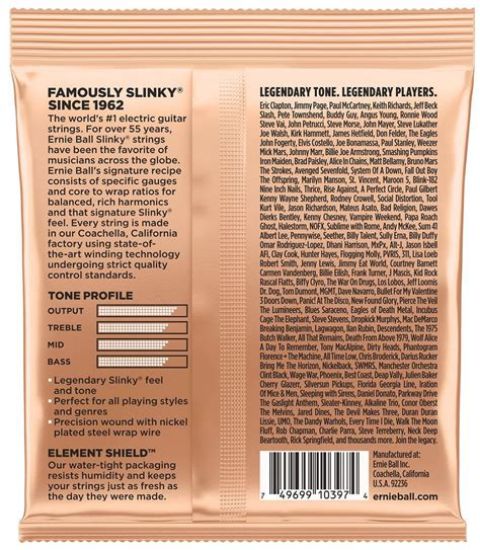 Picture of ERNIE BALL Strings Electric Turbo Slinky (9.5-46) 3-Pack