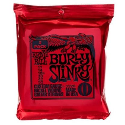Picture of Ernie Ball Strings Electric Burly Slinky (11-52) 3-Pack