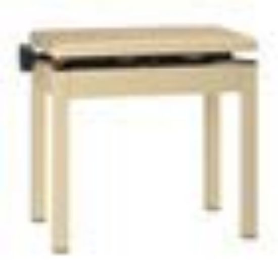 Picture of Roland BNC-05-LA Height-Adjustable Piano Stool in Light Oak