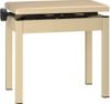 Picture of Roland BNC-05-LA Height-Adjustable Piano Stool in Light Oak