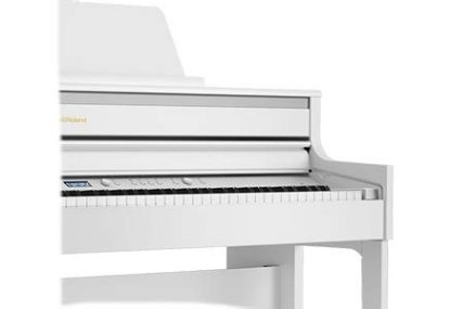 Picture of Roland HP704-WH Digital Piano with KSH704/2WH Stand