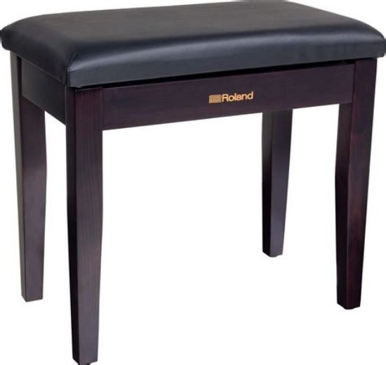 Picture of Roland RPB-100RW Piano Bench with Storage - Rosewood