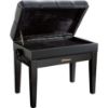 Picture of Roland RPB-500PE Piano Bench w/Storage - Polished Ebony