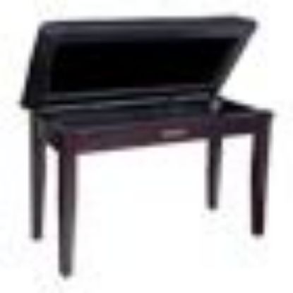 Picture of ROLAND Duet Piano Bench, Rosewood, With Storage Compartment